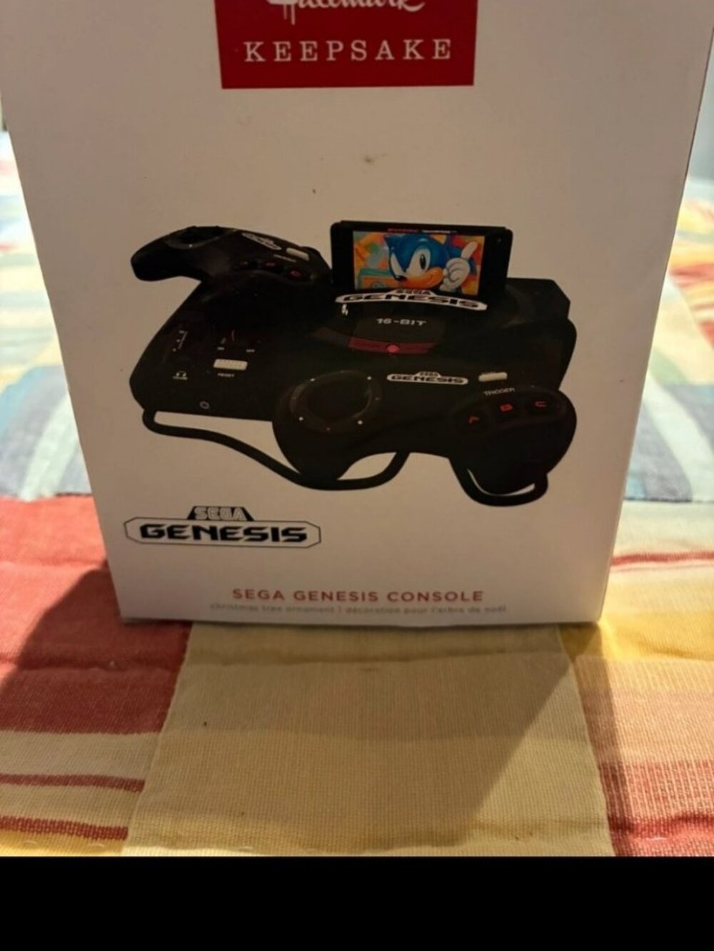 Hallmark Keepsake Sega Genesis Console Ornament 2022 Light and Sound